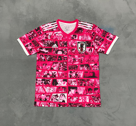 Japan "Pink Manga" Football Shirt