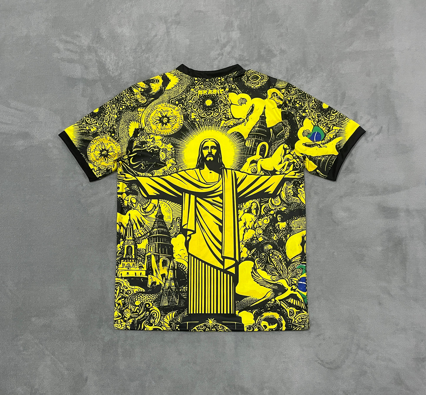 Brazil "The King Statute Yellow" Football Shirt