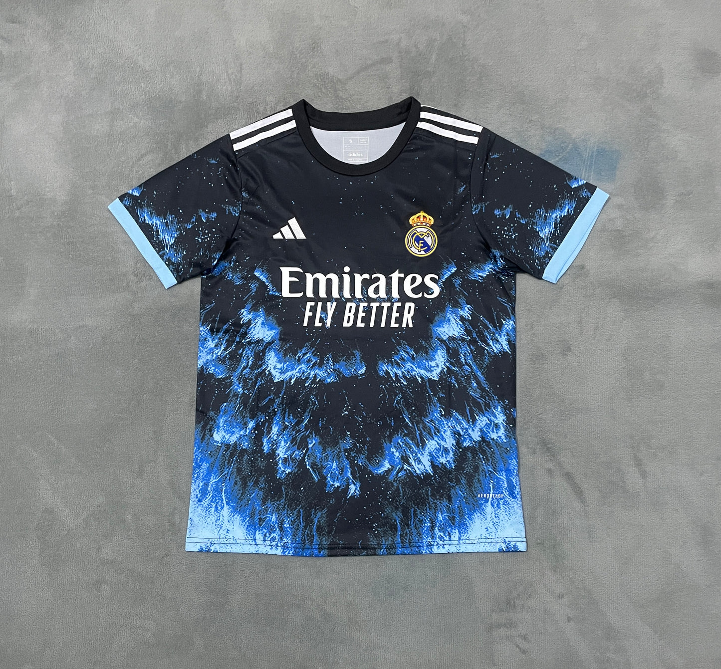 Real Madrid Blue Waves Football Shirt