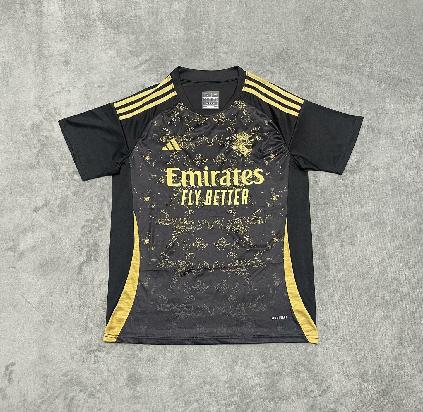 Real Madrid Black&Gold Football Shirt