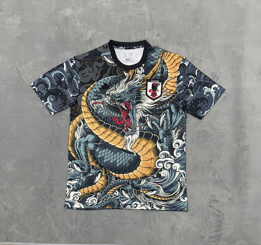 Japan "Green Hollistic Dragon" Football Shirt