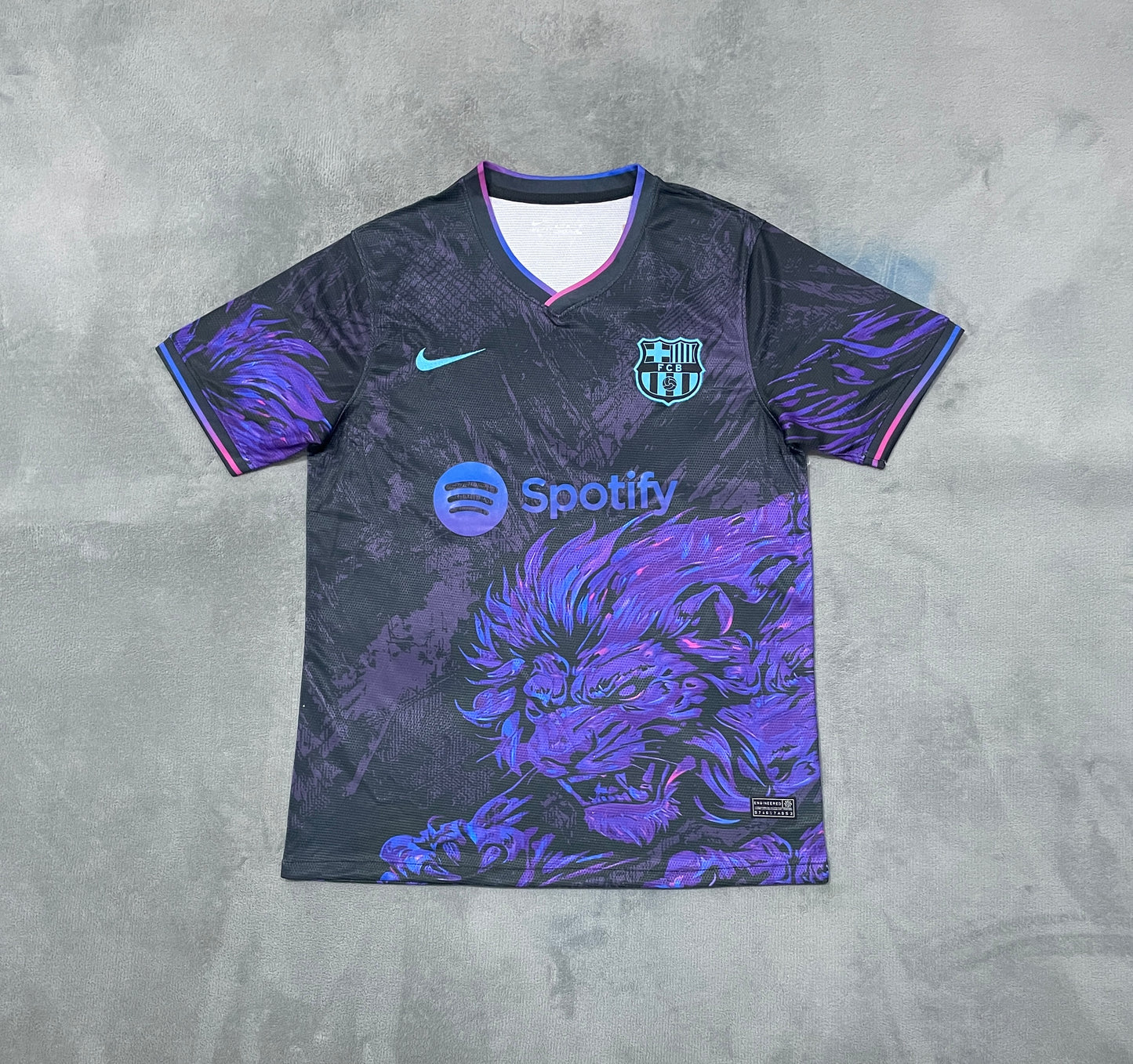 FC Barcelona Purple Design Concept Football Shirt