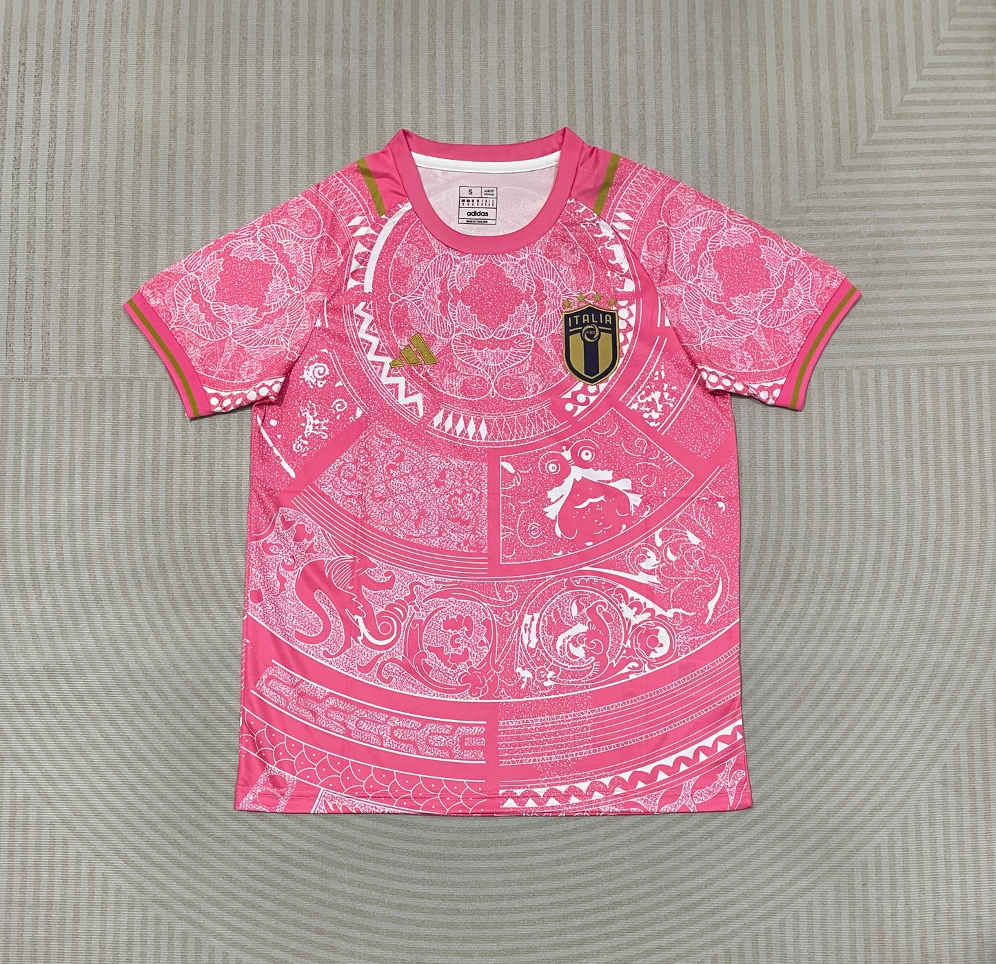 Italy Cocept Pink Football Shirt