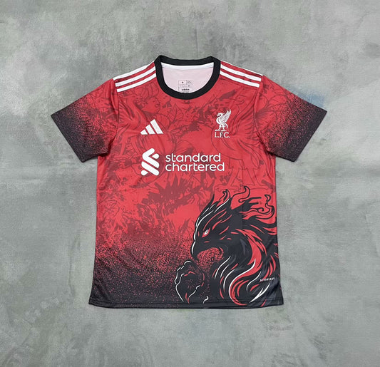 Liverpool Cocept Dragon Red Football Shirt