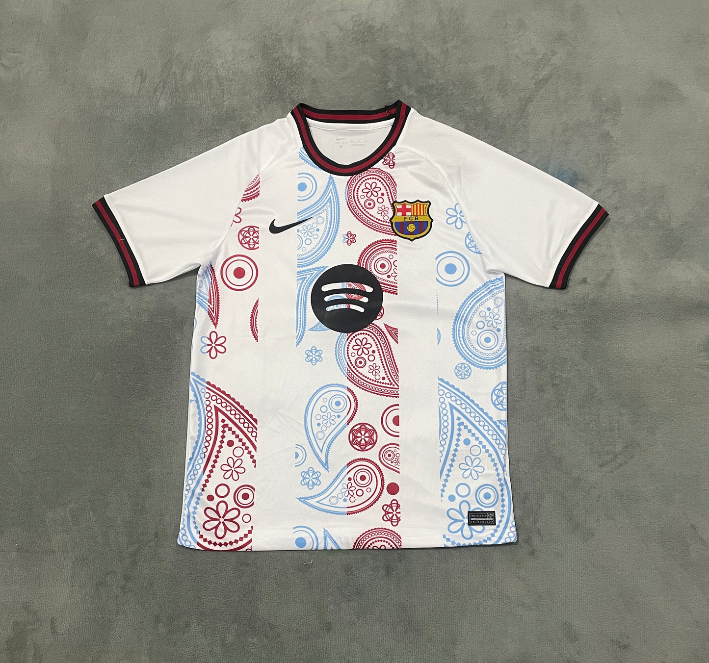 FC Barcelona White Design Concept Football Shirt