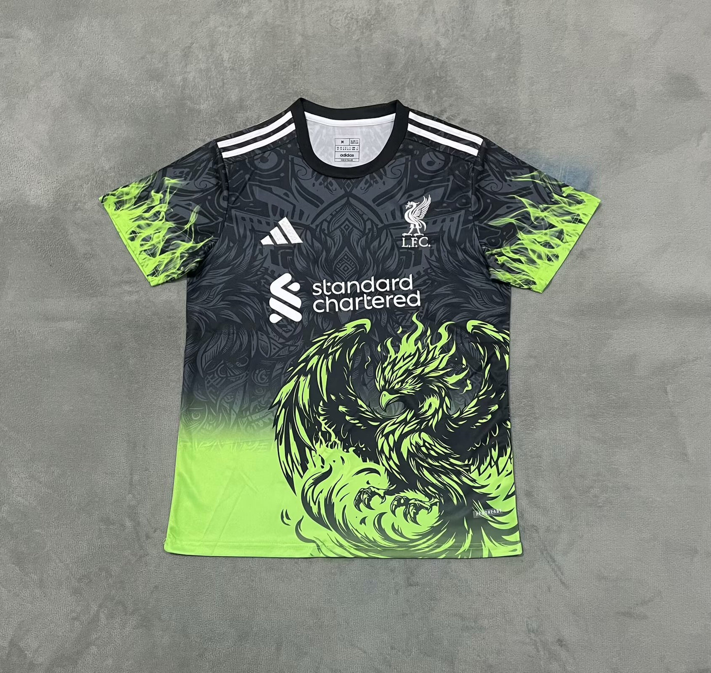 Liverpool Concept Dragon Green Football Shirt