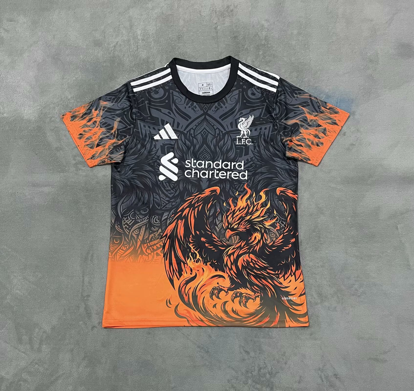 Liverpool Concept Dragon Orange Football Shirt