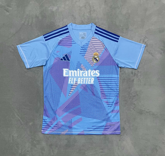 Real Madrid Goalkeeper Blue  Football Shirt