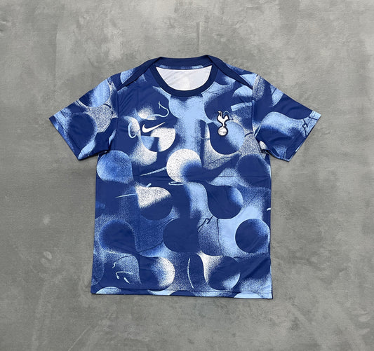 Tottenham Blue Pre-Match Football Shirt