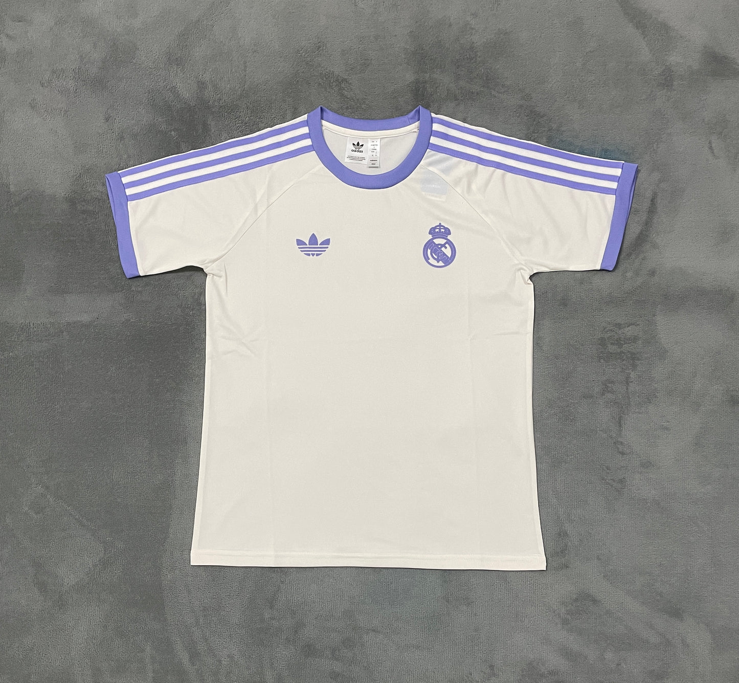 Real Madrid Purple Bands Football Shirt