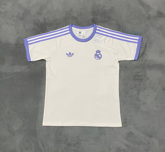 Real Madrid Purple Bands Football Shirt