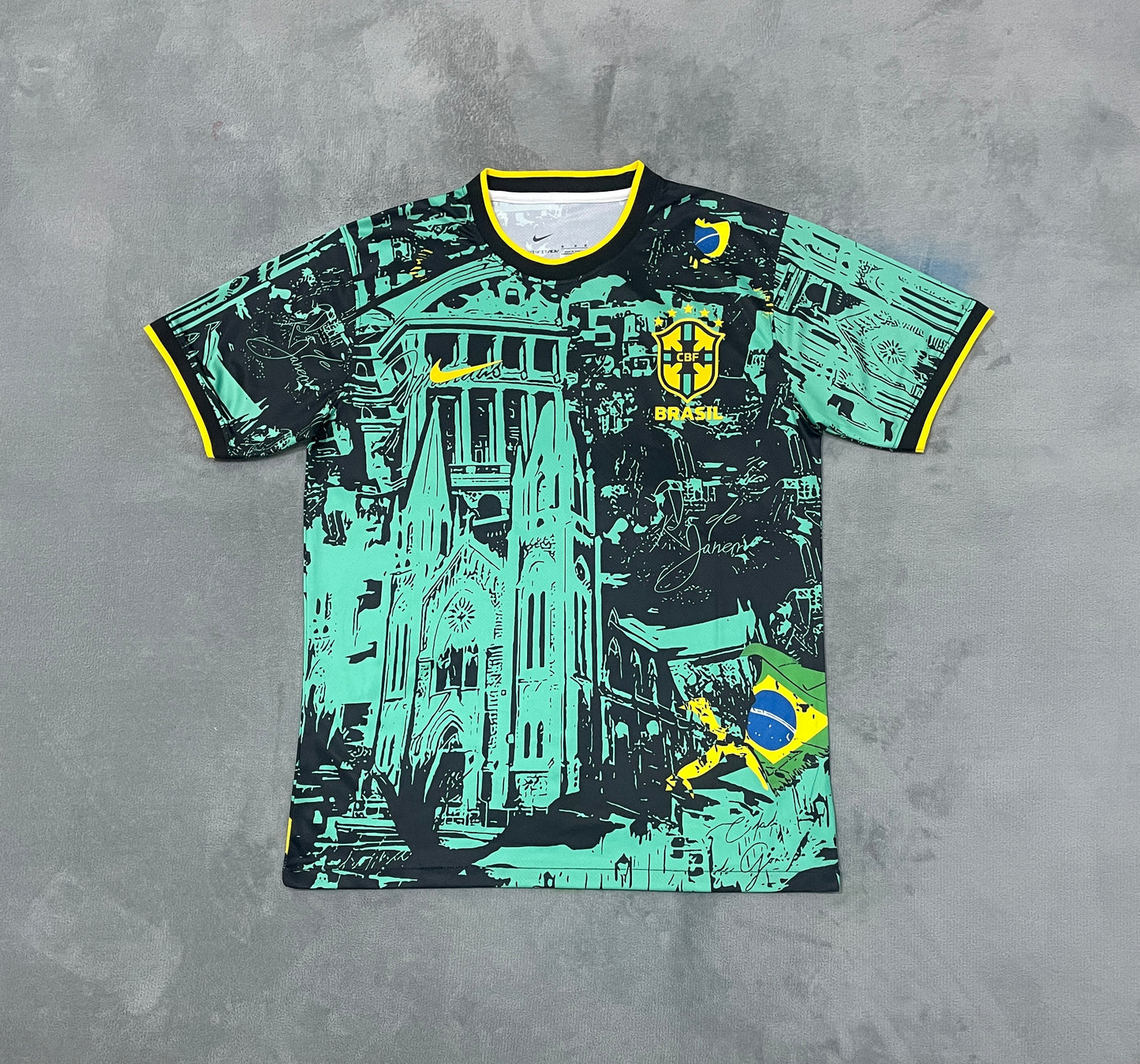 Brazil "Green Design" Football Shirt