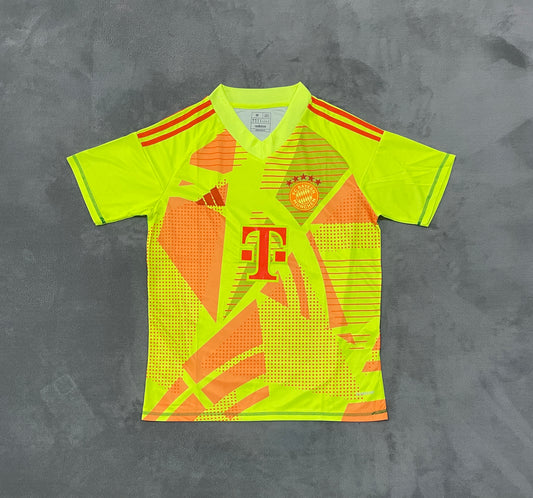 Bayern Munich Goalkeeper Yellow Football Shirt