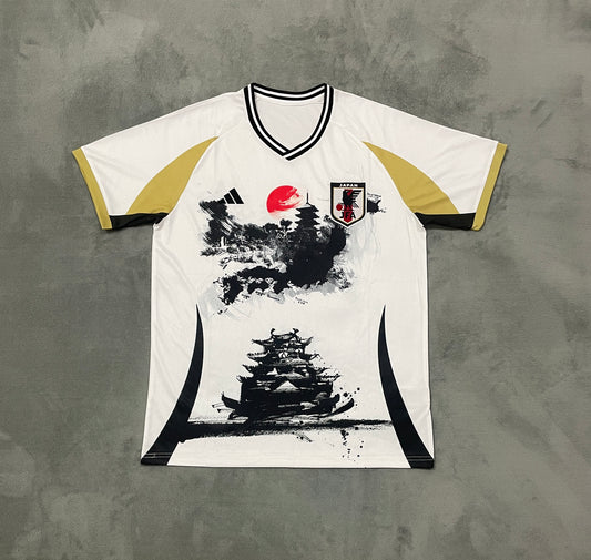 Japan "Gold Temple" Football Shirt