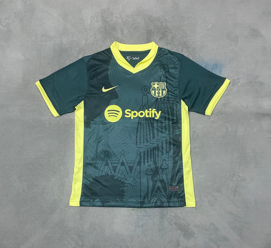 FC BarcelonaGreen&Yellow Football Shirt