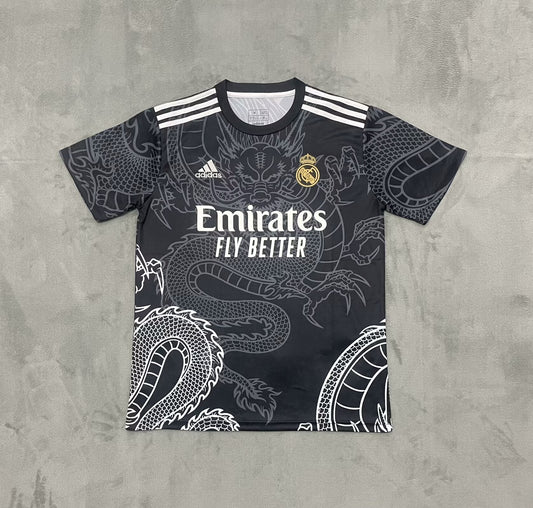 Real Madrid Black Football Shirt