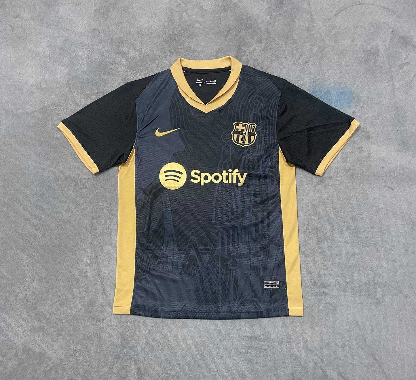 FC Barcelona Black&Yellow Concept Football Shirt