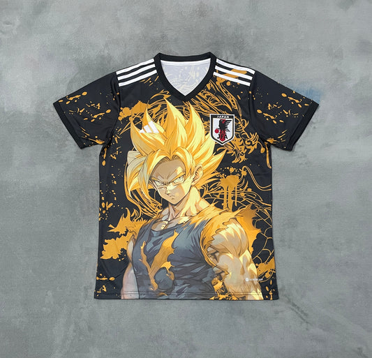 Japan "Blonde Hair Goku" Football Shirt