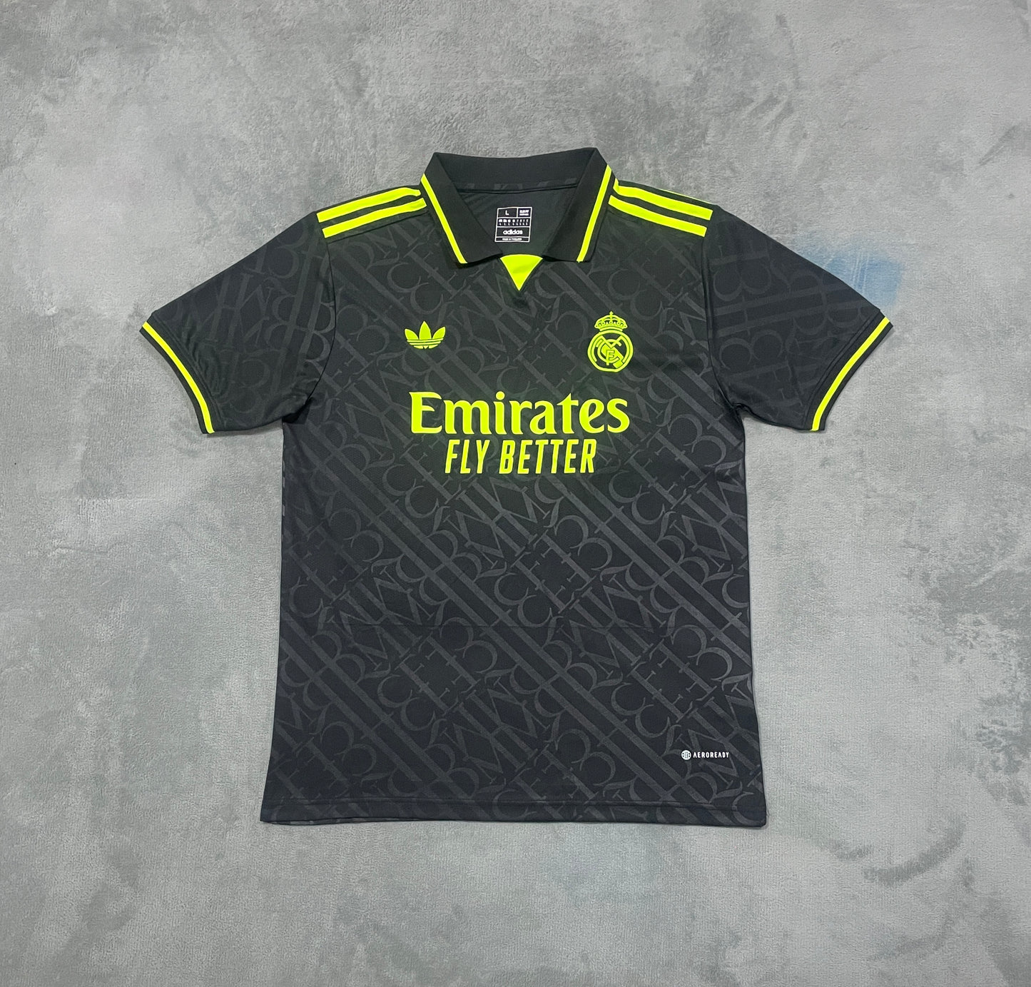 Real Madrid Black&Yellow Football Shirt