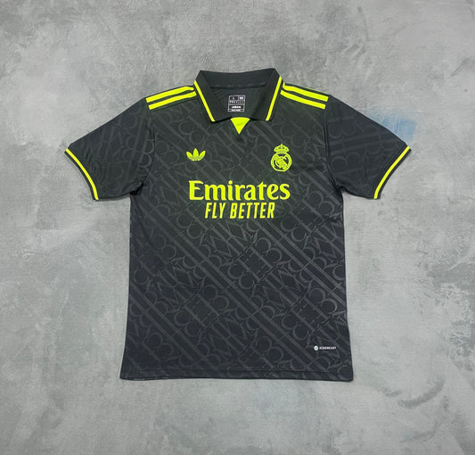 Real Madrid Black&Yellow Football Shirt