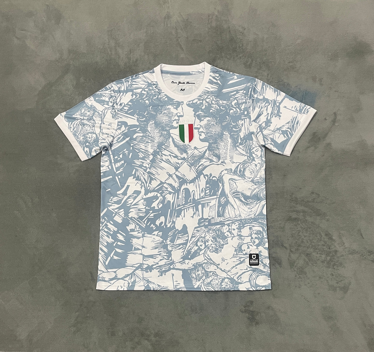 Italy Concept White Football Shirt