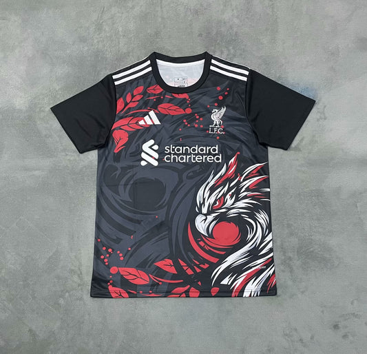 Liverpool Concept Dragon Black Football Shirt