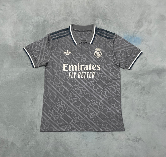 Real Madrid Gray  Football Shirt