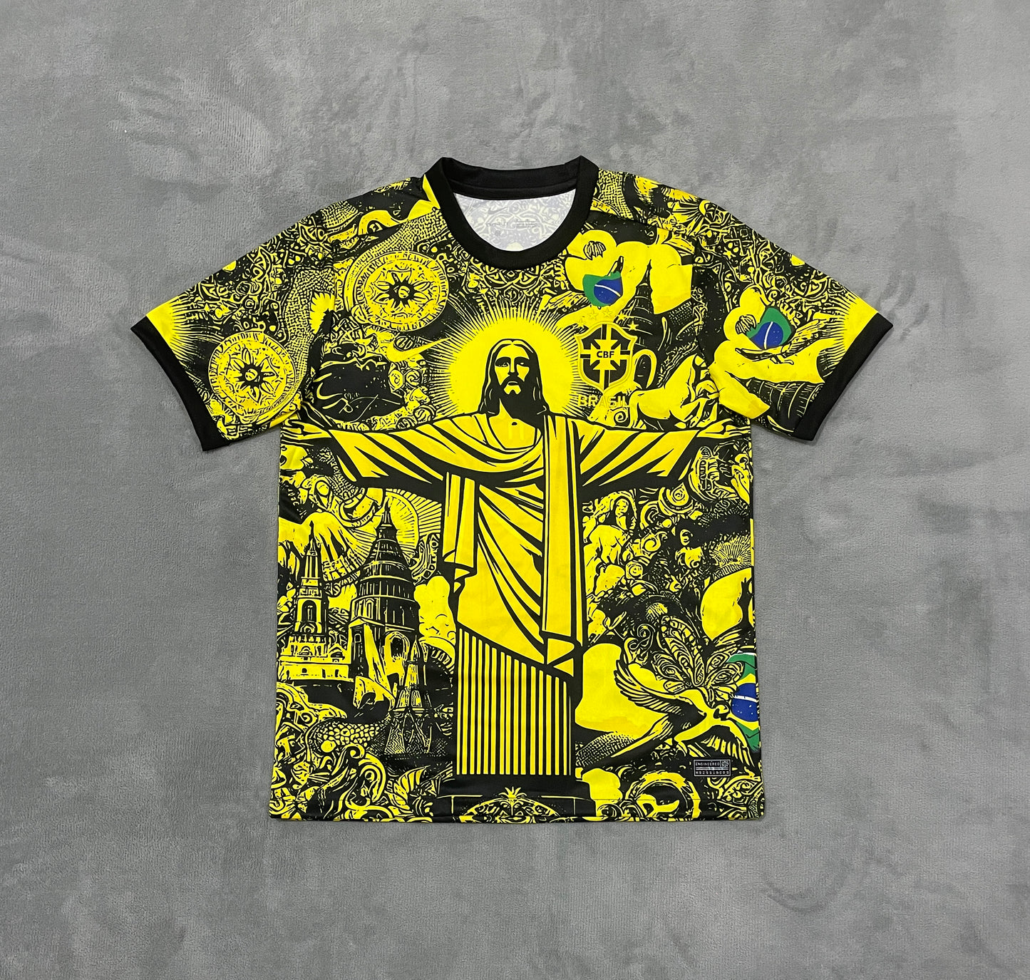 Brazil "The King Statute Yellow" Football Shirt