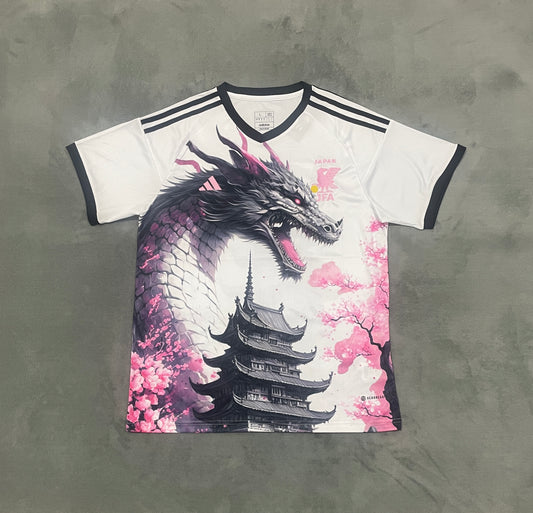 Japan "Temple Dragon" Football Shirt