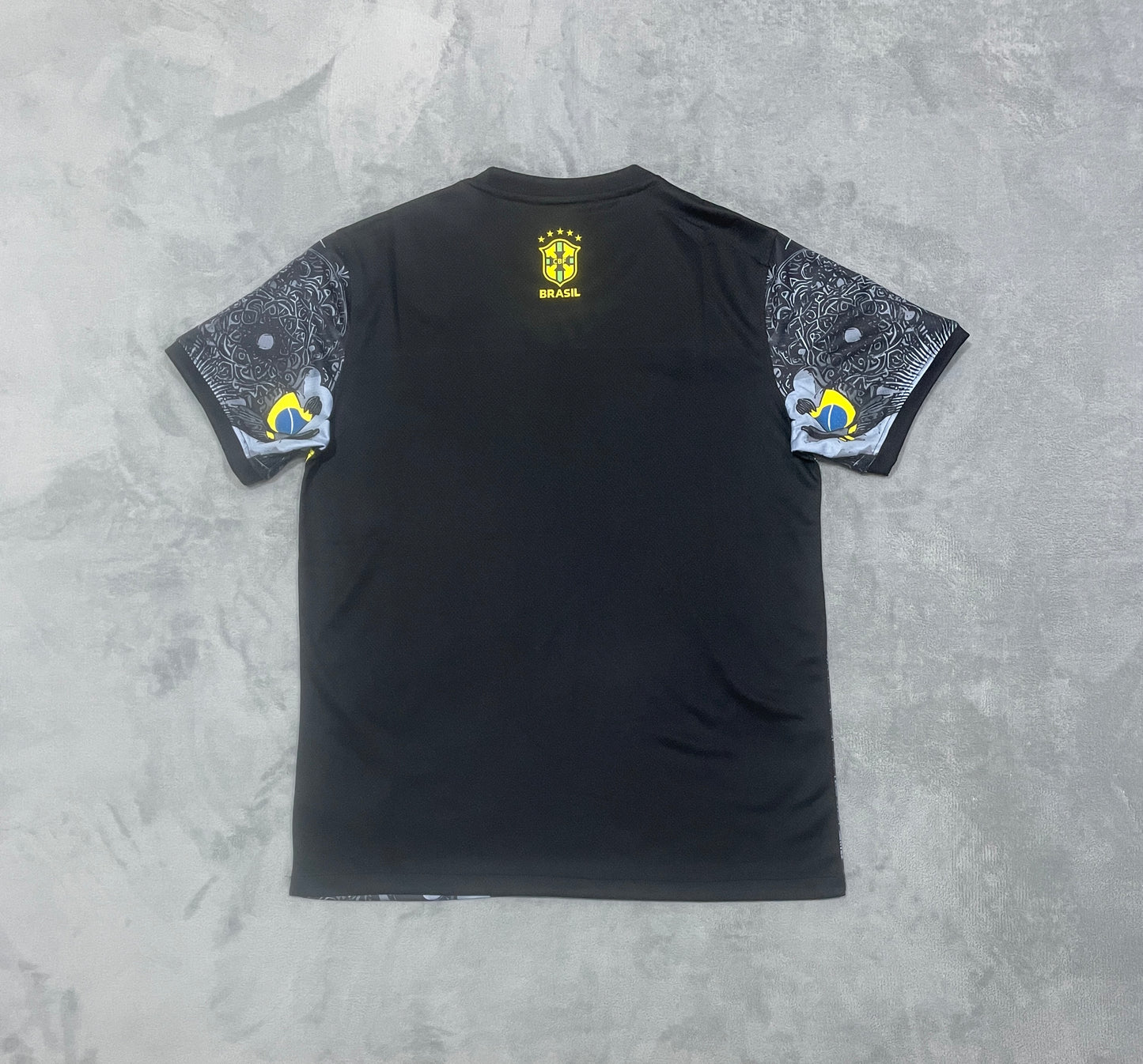 Brazil "The King Statute Black" Football Shirt