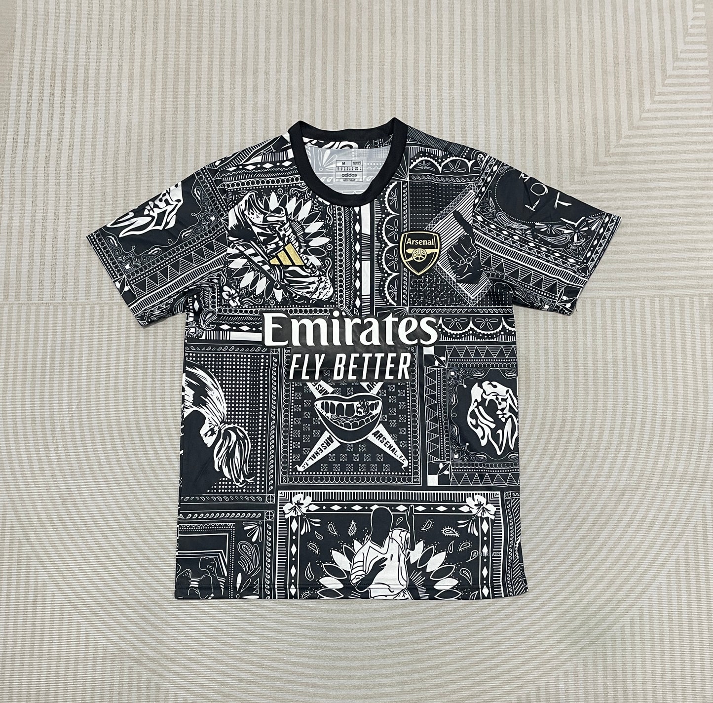 Arsenal Black Concept Design Football Shirt